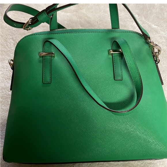 Green Kate Spade purse Sadie leather
Dome satchel purse bag. - Picture 4 of 5